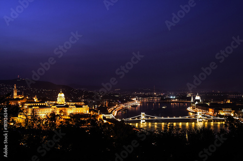 Budapest at night - Landscape - Budapest view