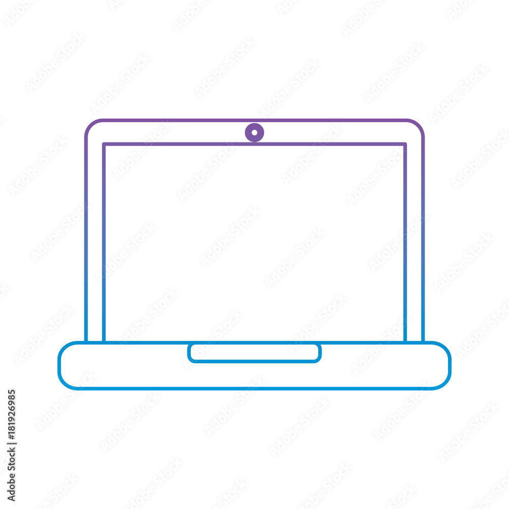 laptop computer device technology digital screen vector illustration laptop computer device technology digital screen vector illustration