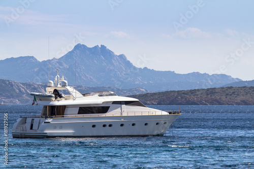 Luxury yacht in the sea © robertdering