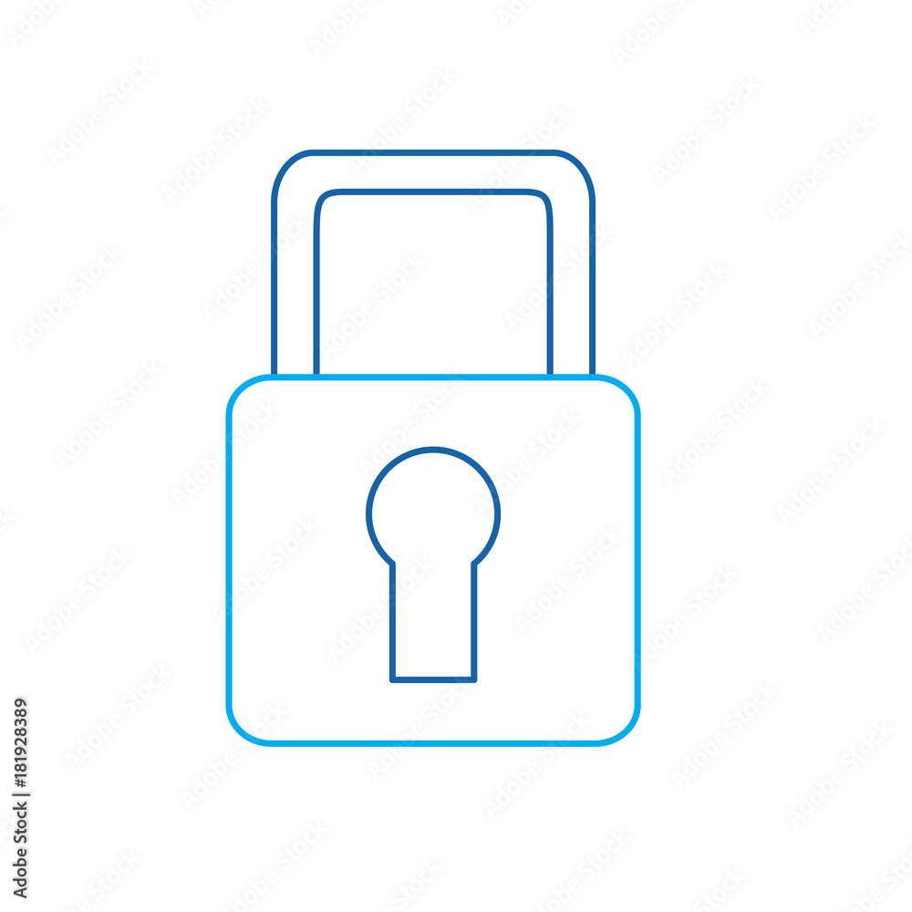 security padlock lock access protection icon vector illustration security padlock lock access protection icon vector illustration