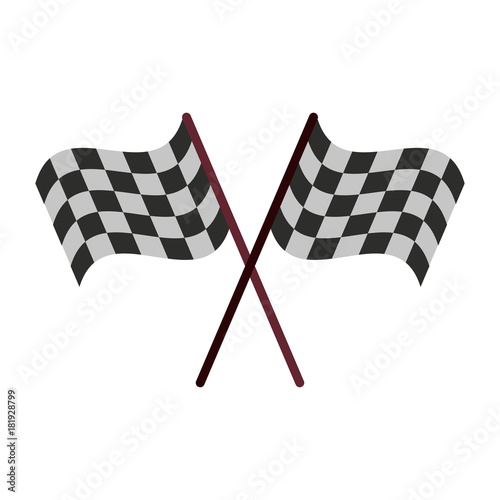 Racing flags symbol