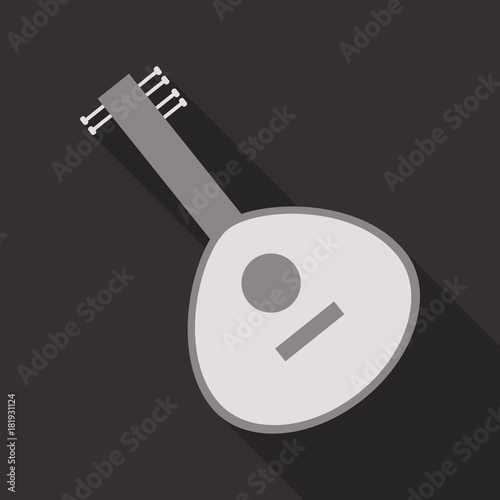 Balalaika icon. Flat illustration of balalaika vector icon for web