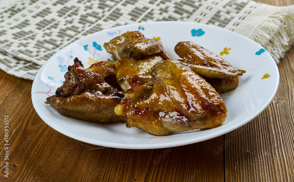 sticky thai chicken wings sticky thai chicken wings