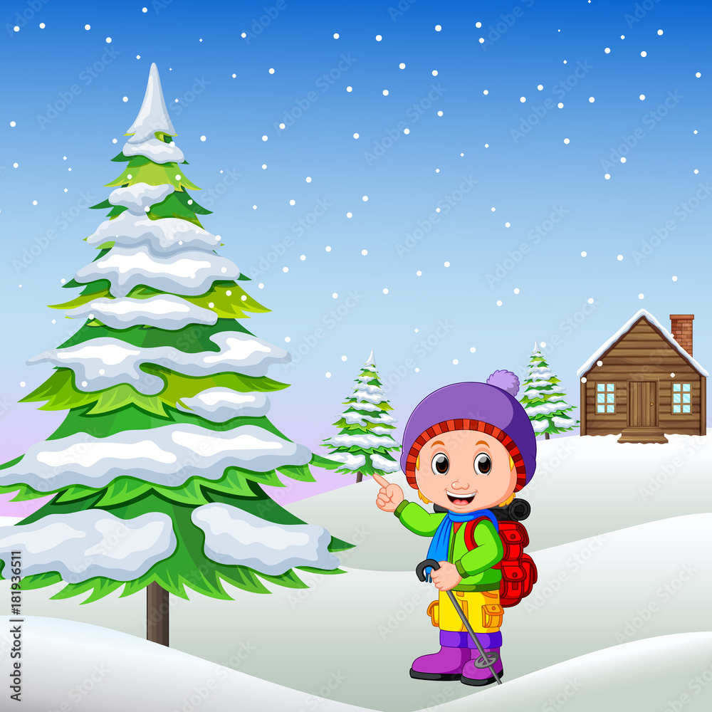 custom made wallpaper toronto digitalIn the winter, kids play in the snow very joyfully