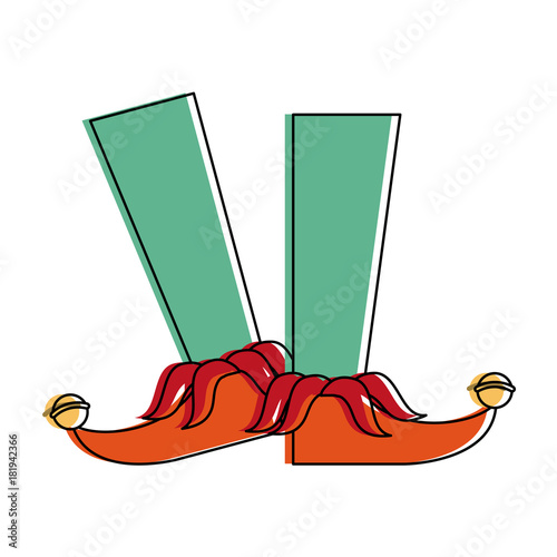 Jester boots cartoon