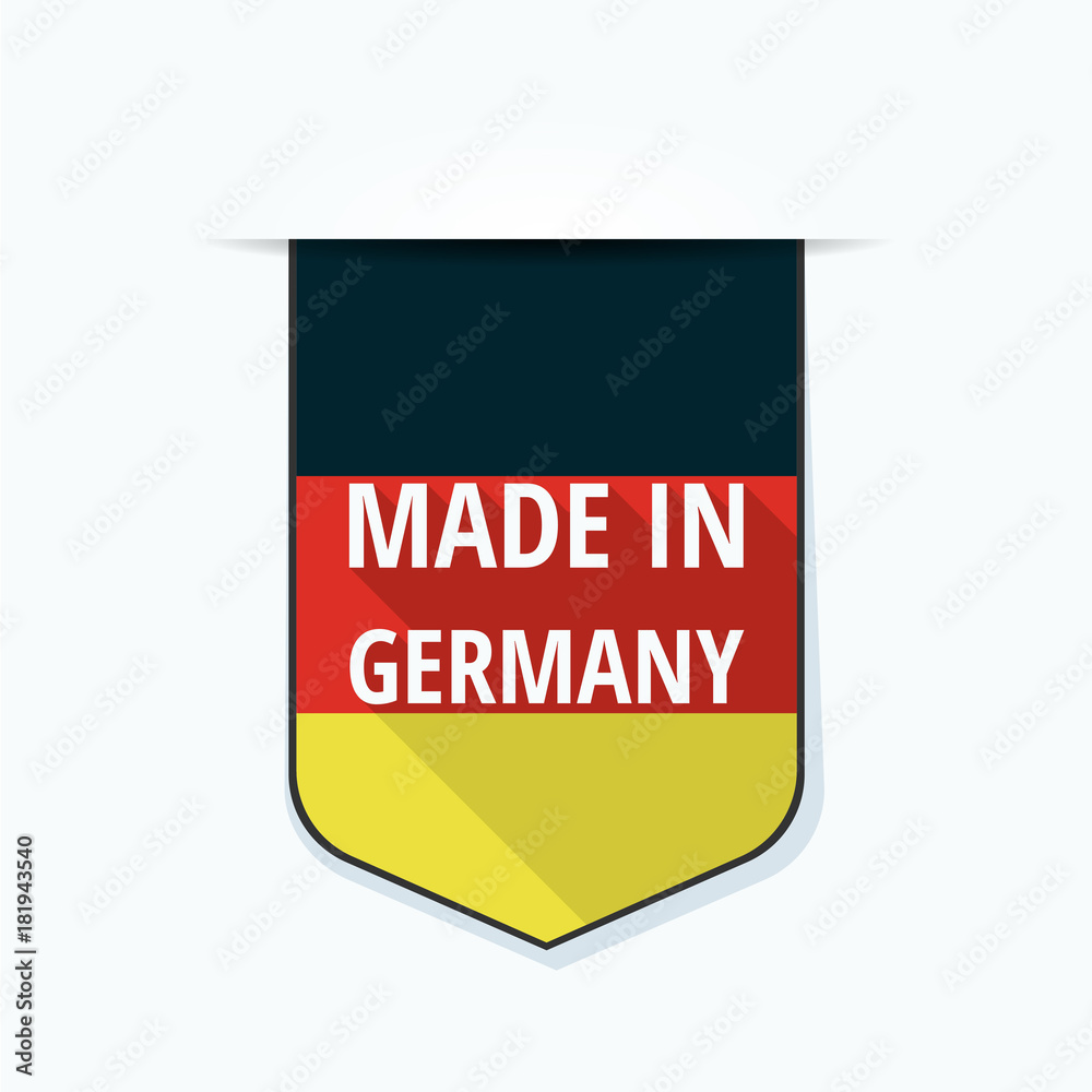 Made in Germany label illustration Made in Germany label illustration