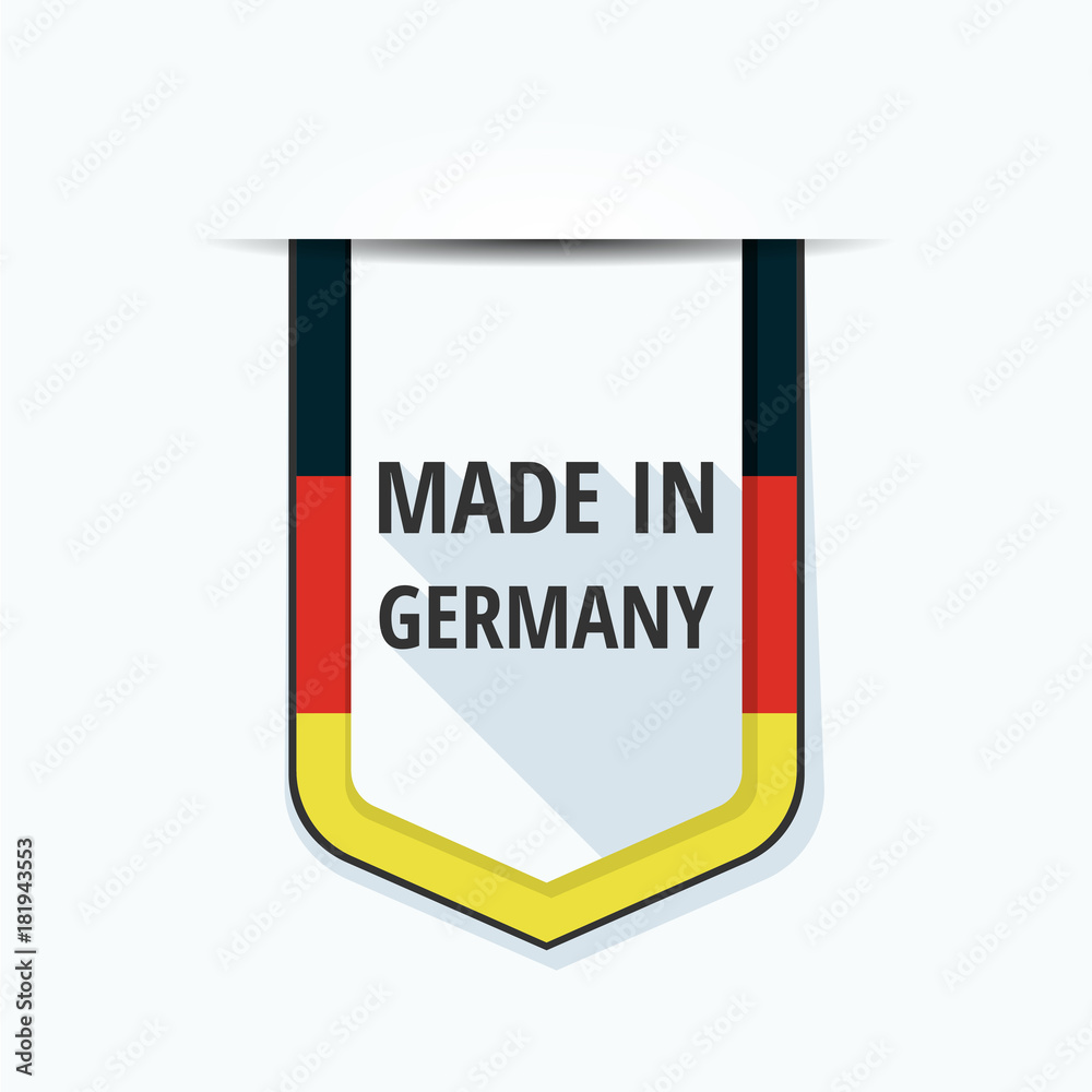 Made in Germany label illustration Made in Germany label illustration