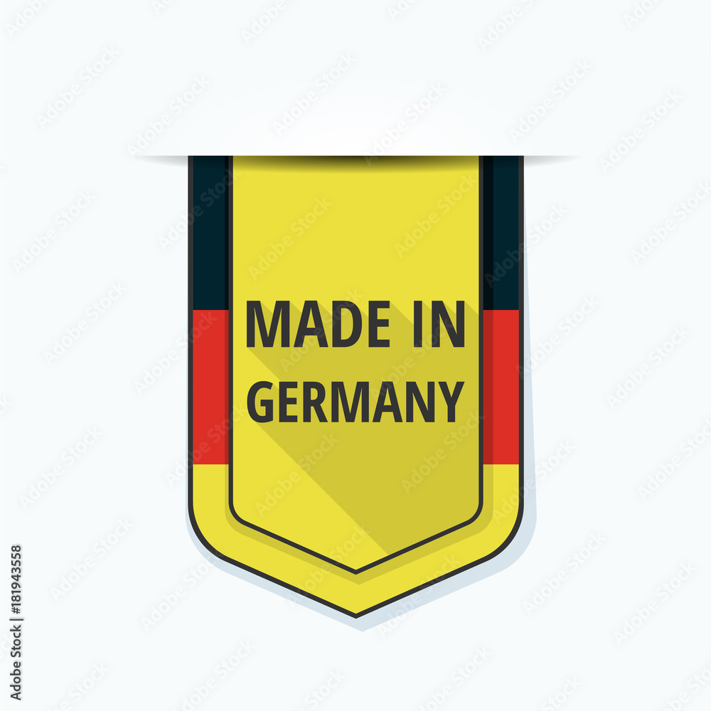 Made in Germany label illustration Made in Germany label illustration