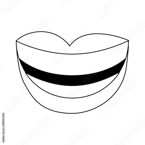 Mouth smiling cartoon