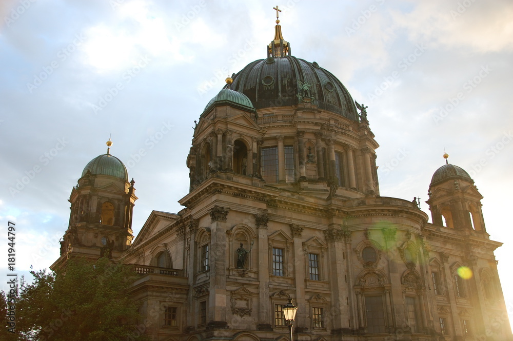 Evangelical Supreme Parish and Collegiate Church - Berlin Cathedral in the sunlight