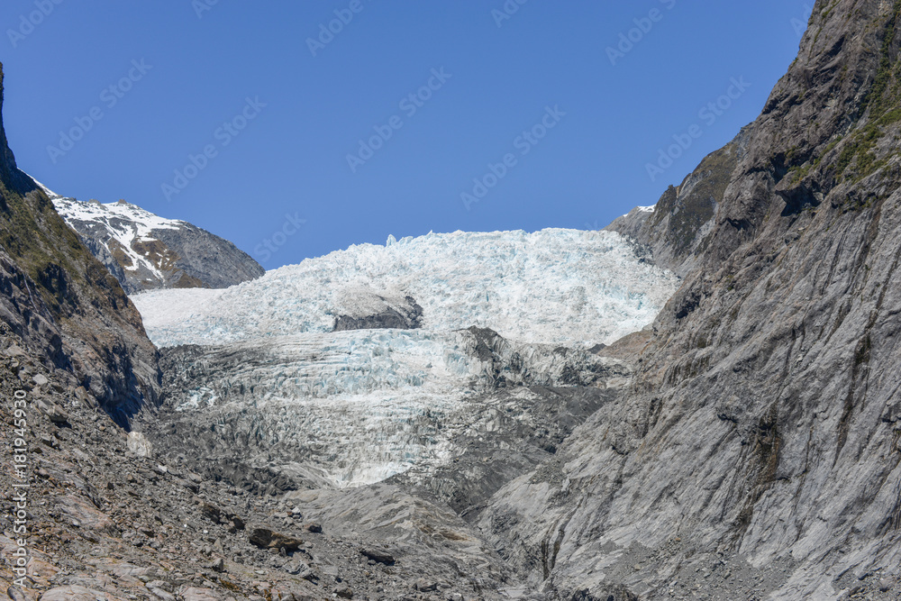 Franz Josef glacier in New Zealand Southland Franz Josef glacier in New Zealand Southland