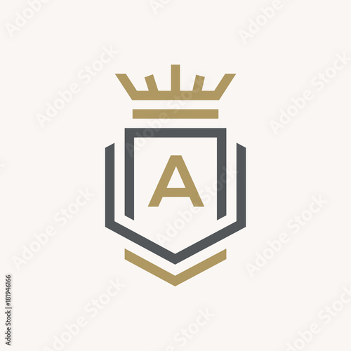 Line graphics monogram. Elegant art logo design. Letter A. Graceful template. Business sign, identity for Restaurant, Royalty, Boutique, Cafe, Hotel, Heraldic, Jewelry, Fashion. Vector elements