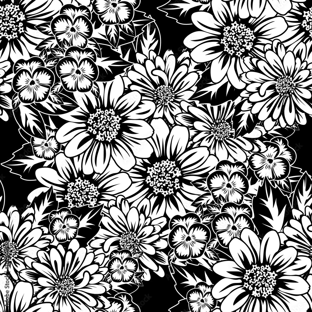 seamless monochrome pattern seamless monochrome pattern