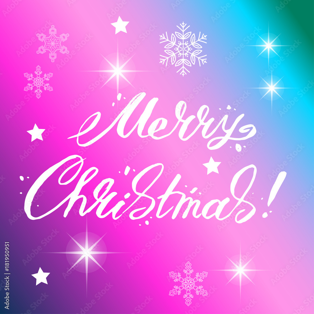 Merry Christmas text vector design. Lettering usable as banner, greeting card. Merry Christmas text vector design. Lettering usable as banner, greeting card.
