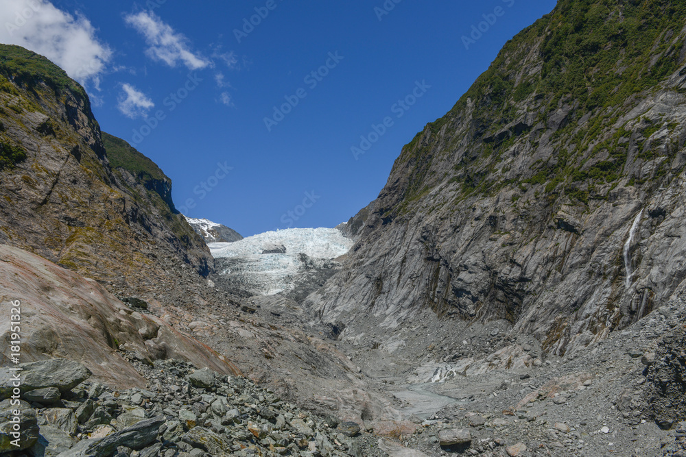 Franz Josef glacier in New Zealand Southland