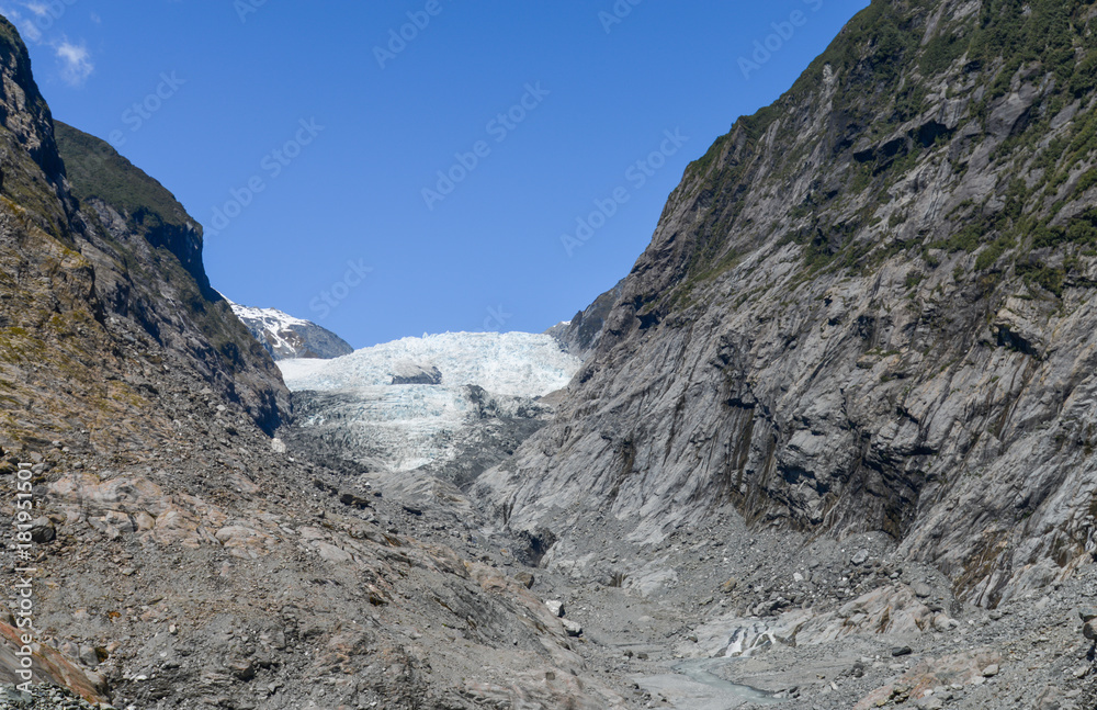 Franz Josef glacier in New Zealand Southland Franz Josef glacier in New Zealand Southland