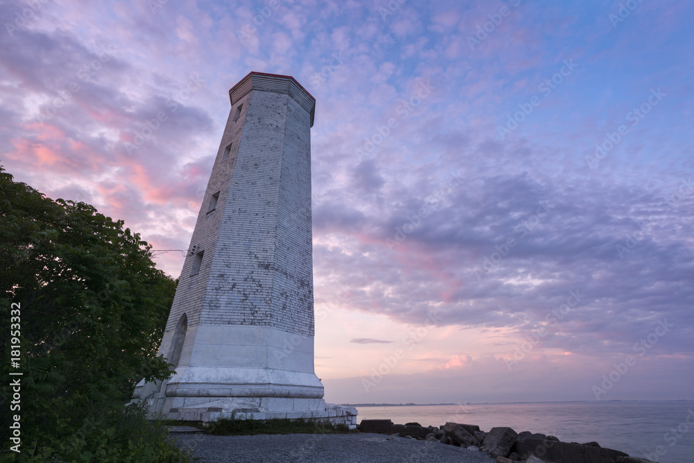 Presqu'ile Point Lighthouse by Lake Ontario
