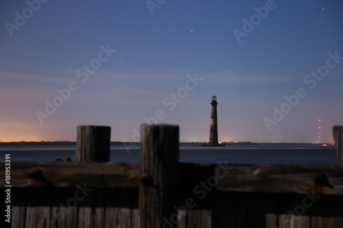 Morris Island Lighthouse by Night © Christopher