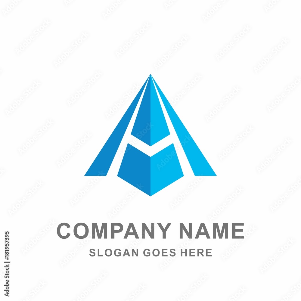 Geometric Triangle Letter A Arrow Paper Plane Architecture Interior Building Business Company Stock Vector Logo Design Template Geometric Triangle Letter A Arrow Paper Plane Architecture Interior Building Business Company Stock Vector Logo Design Template