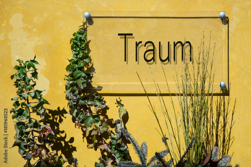 Obraz premium Schild 233 - Traum