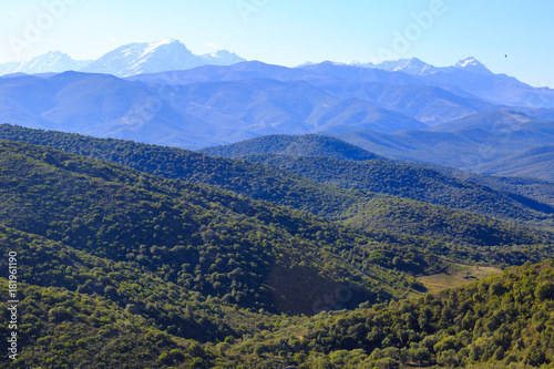 A mountains of the Corsica Island in France