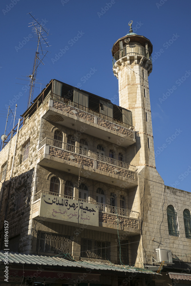 Mosque in Muslim neighborhood, Old City, Jerusalem, Israel