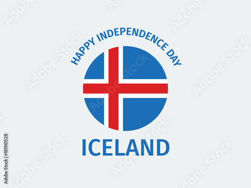 Iceland Independence Day celebration banner