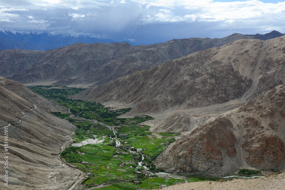 Mountain scenery in Ladakh, Northern India