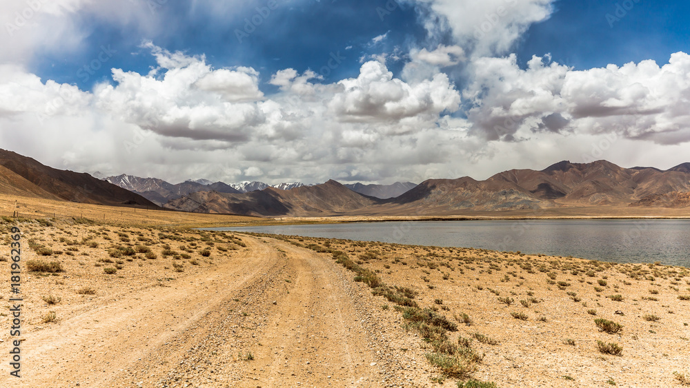 Nice view of Pamir in Tajikistan Nice view of Pamir in Tajikistan