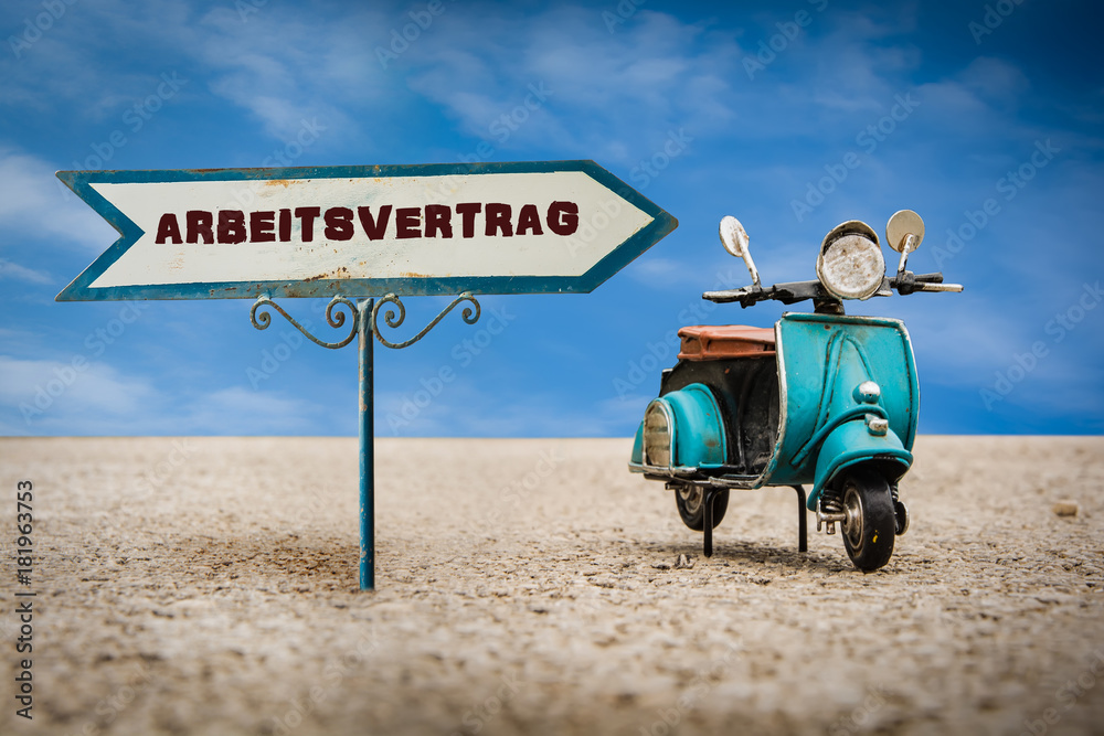 Schild 305 - Arbeitsvertrag Schild 305 - Arbeitsvertrag