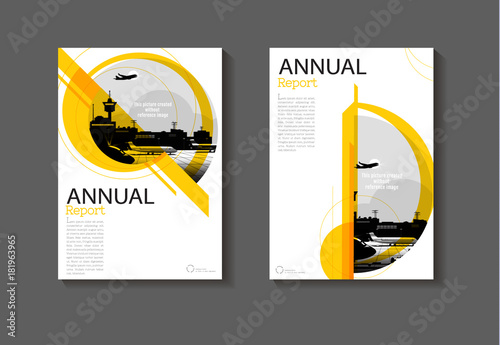 yellow cover  abstract background modern cover design modern book cover Brochure  template,annual report, magazine and flyer layout Vector a4