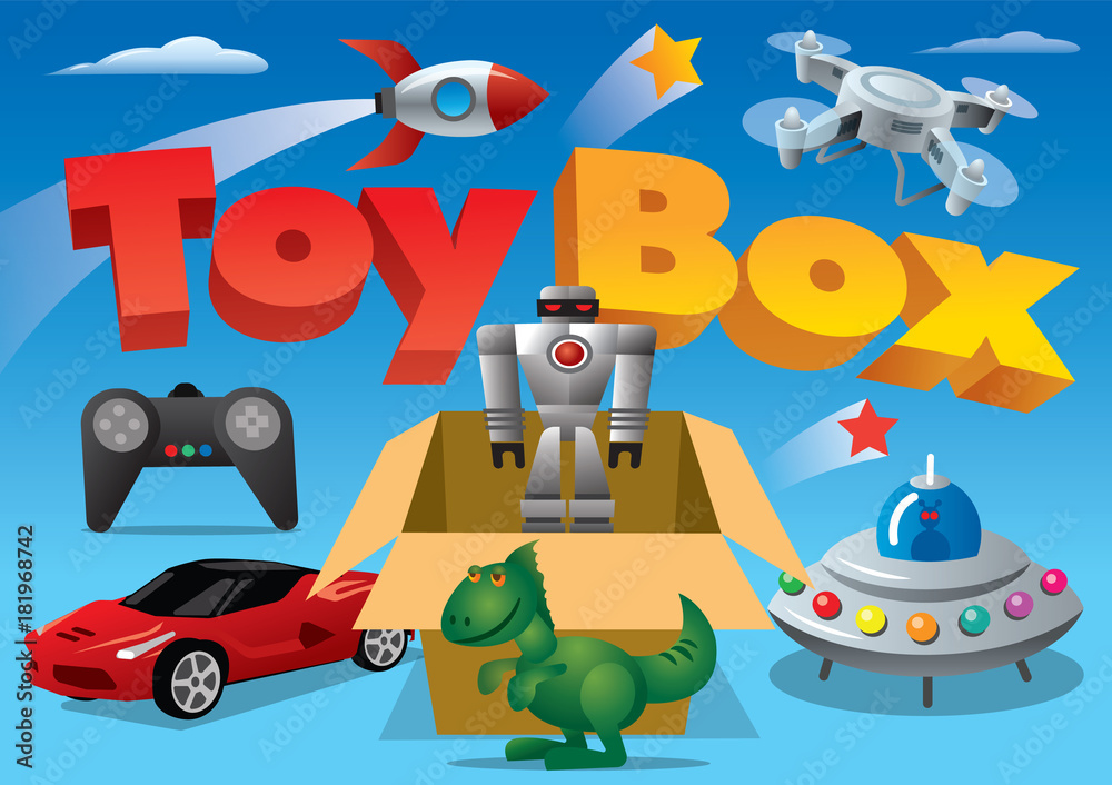 toy box for advertising