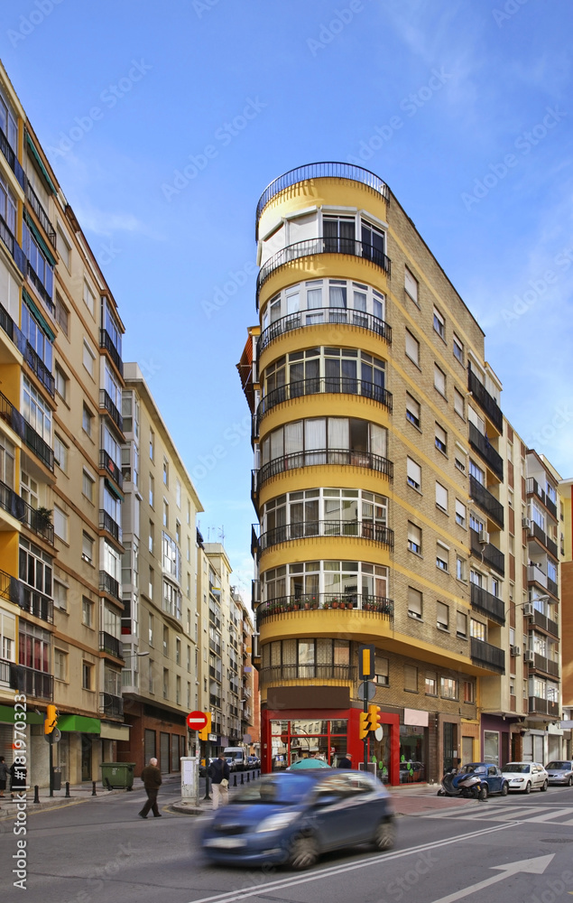 Fototapeta premium Street in Malaga. Spain