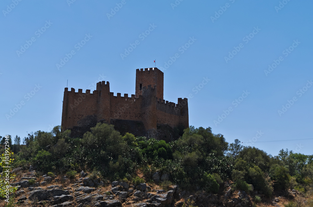 Templar castle of Almourol in Tomar