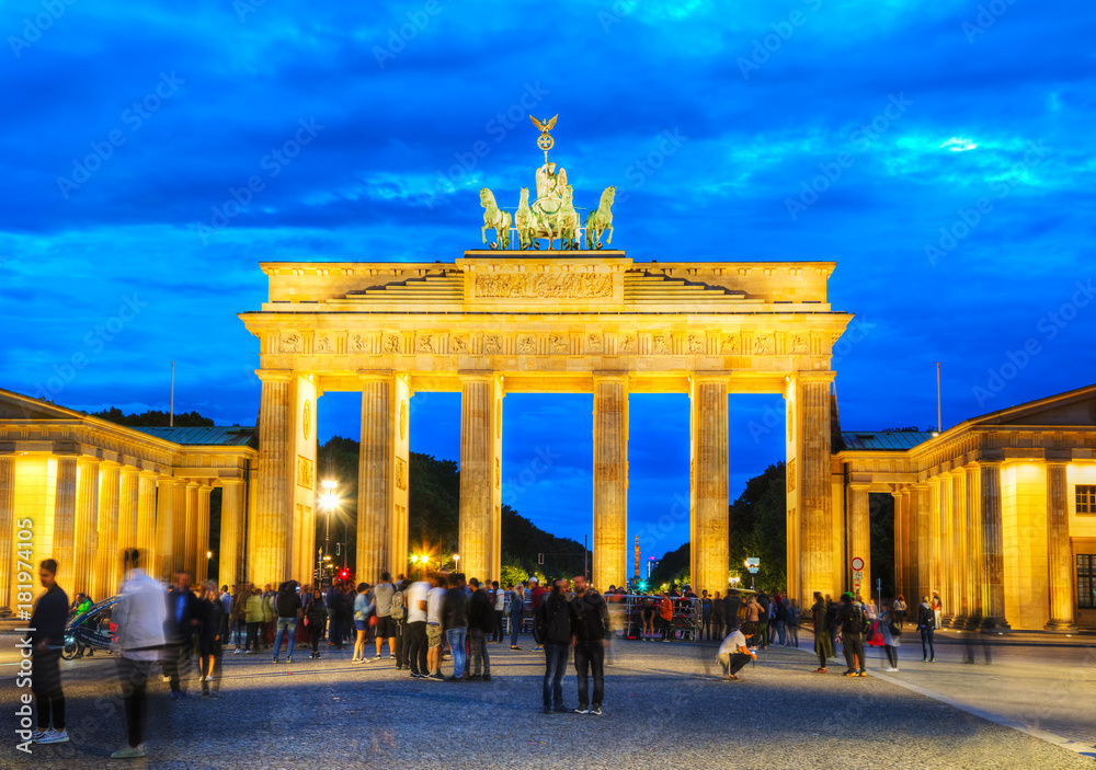 Brandenburg gate in Berlin, Germany