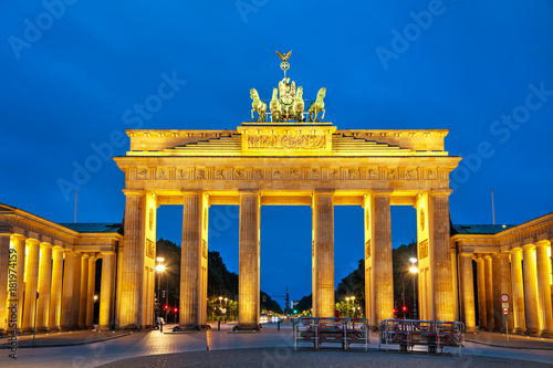 Brandenburg gate in Berlin  Germany