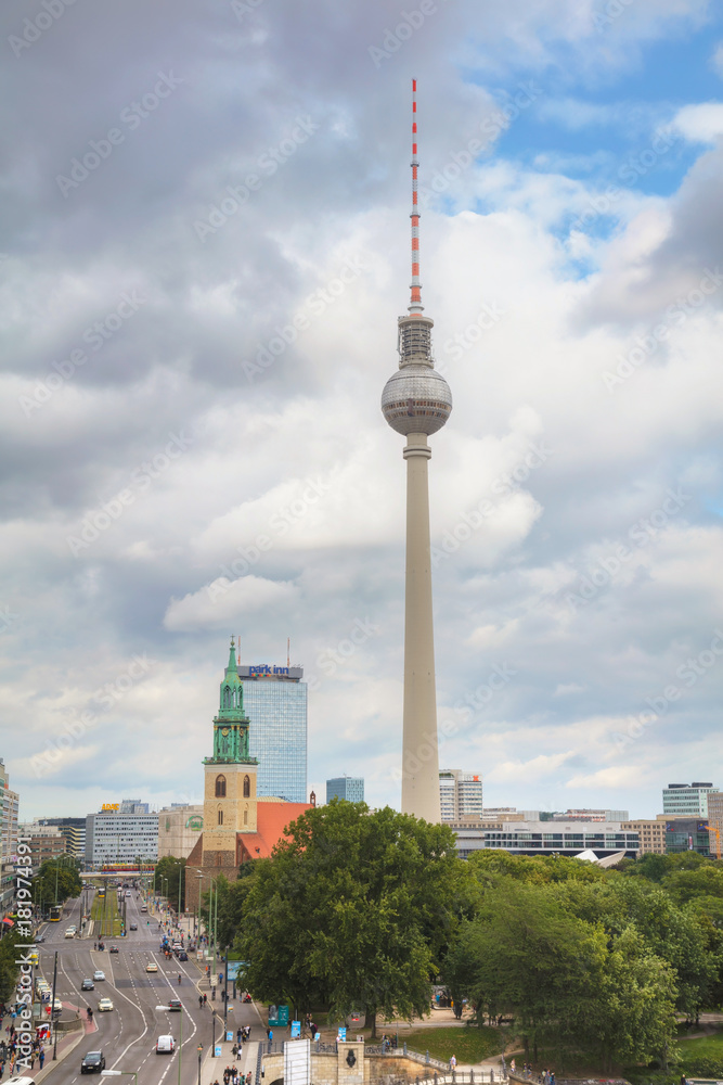 Fernsehturm (Television Tower) in Berlin