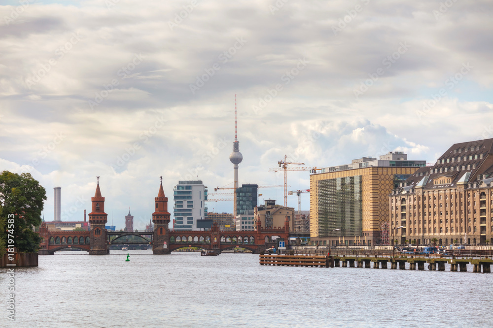 Oberbaum bridge in Berlin