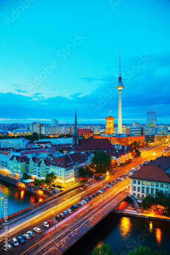 Aerial overview of Berlin