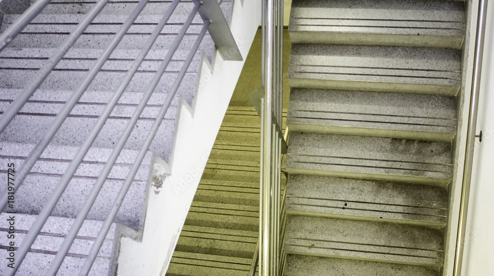 Obraz premium Interior metal stairs