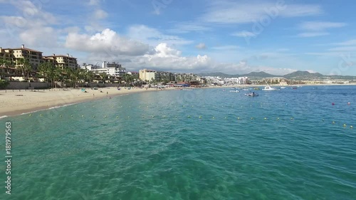 Playa con yates Los Cabos Medano  photo