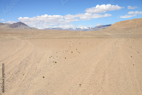 Beautiful remote Tajik National Park, Bartang Valley, Pamir Mountain Range, Tajikistan