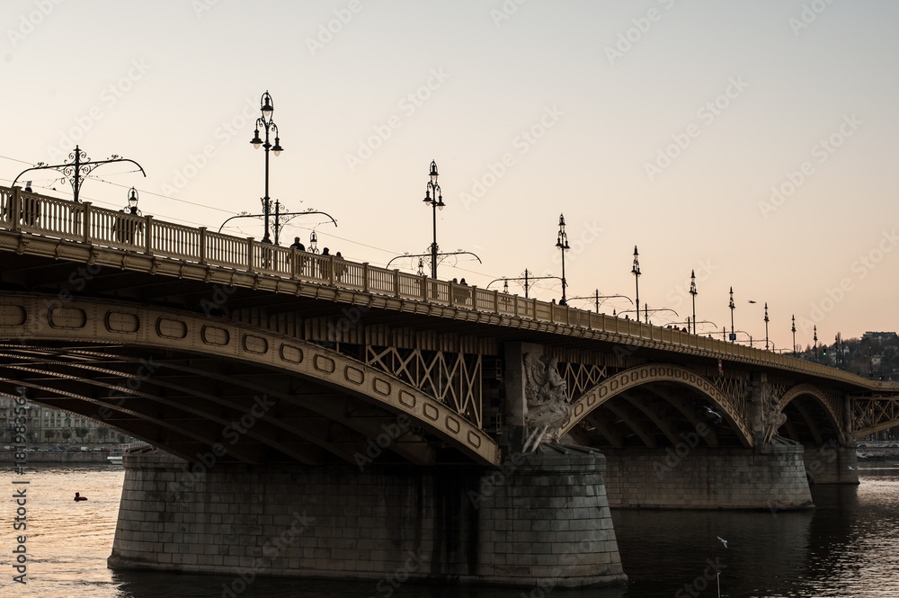 Naklejka premium budapest bridge