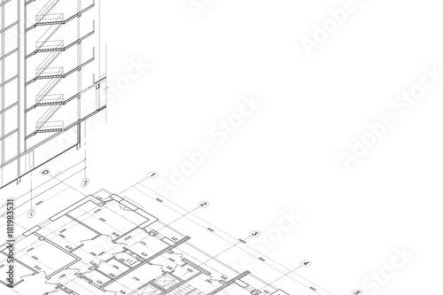 Architectural drawing- background
