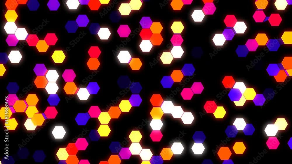 LED Light Hexagon Block illumination Wall LED Light Hexagon Block illumination Wall