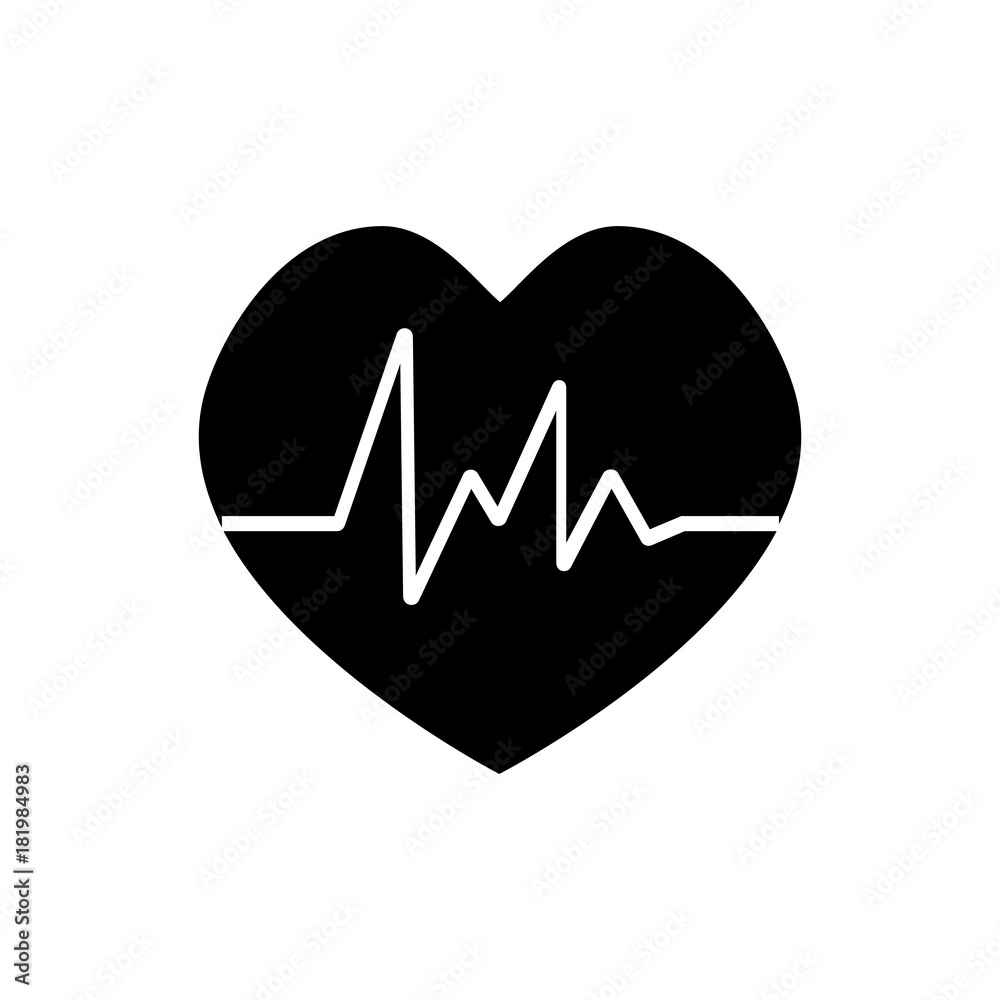 Heart beat rate icon, fitness and exercises concept on white background for your web site design, logo, app, UI. Vector illustration EPS Heart beat rate icon, fitness and exercises concept on white background for your web site design, logo, app, UI. Vector illustration EPS
