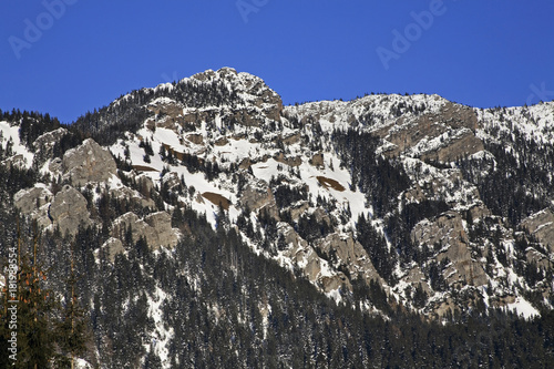 View of Low Tatras near Zahradky. Slovakia  photo