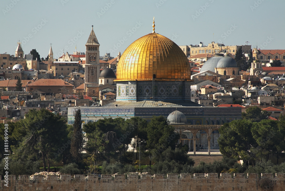 Dome of the Rock in Jerusalem. Israel