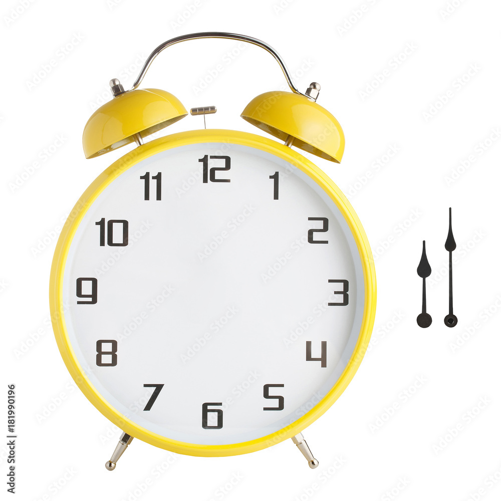 Tableau sur toile Blank alarm clock