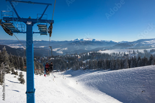 Mountains ski resort - nature and sport picture © lkoimages